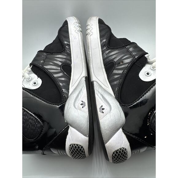 Womens Adidas Round HouseMid W - Q33015 Black Silver White Trainers Size 7 Clean - Picture 14 of 14